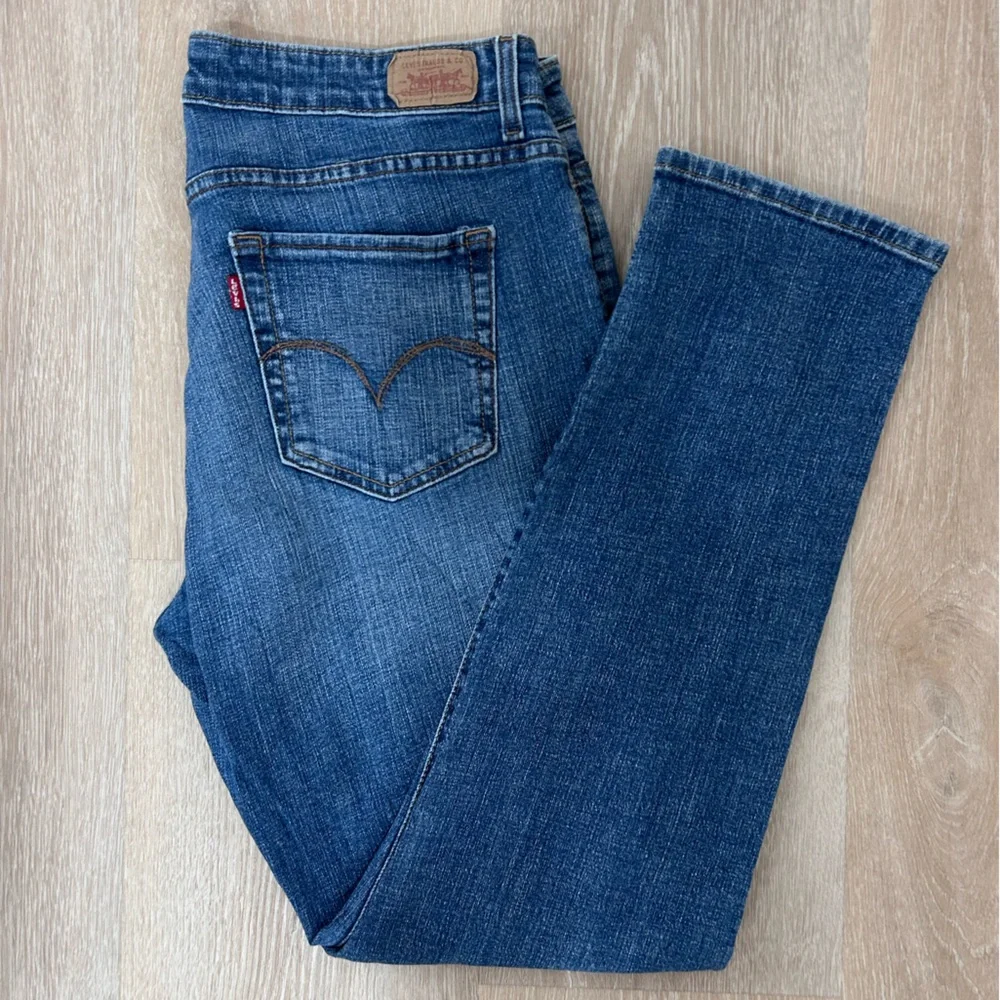 Levis The Original Jean Mid Rise Skinny Medium Wash   5 Pocket Size 16 Women’s - Picture 5 of 9